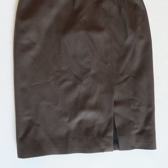 Womens Cynthia Rose Brown Pencil Skirt 4 * - Picture 7 of 14